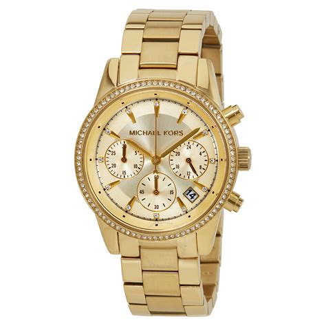 michael kors diamond gold watch|michael kors gold watch price.